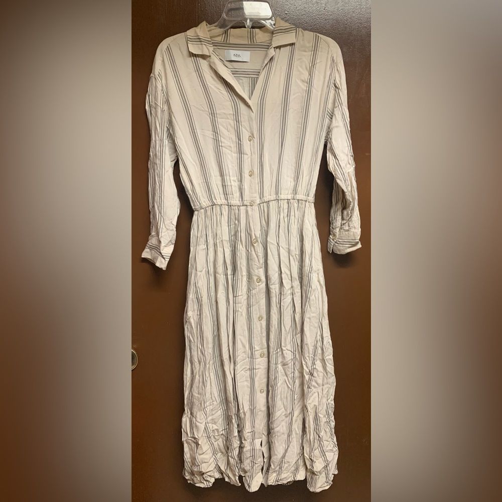 Azul by Moussy Striped Summer Maxi Dress